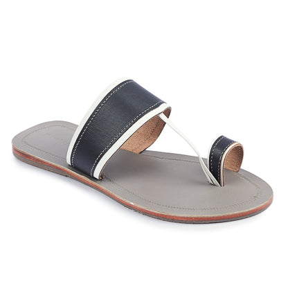 Three Tone Kolhapuri Chappal for Men