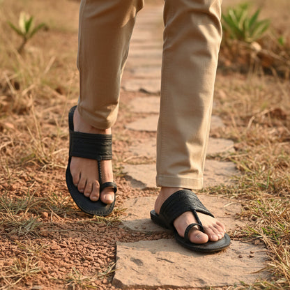 Korakari Keeping it Simple Kolhapuri Chappal for Men