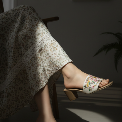 Shehzaadi - White Slip-On