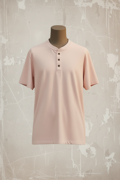 Bamboo Tee with Coconut Button
