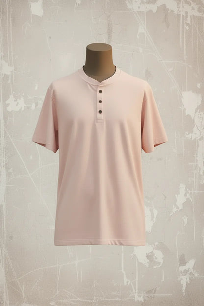 Bamboo Tee with Coconut Button