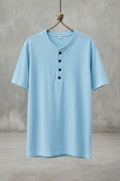 Bamboo Tee with Coconut Button