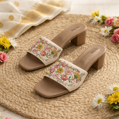 Shehzaadi - White Slip-On