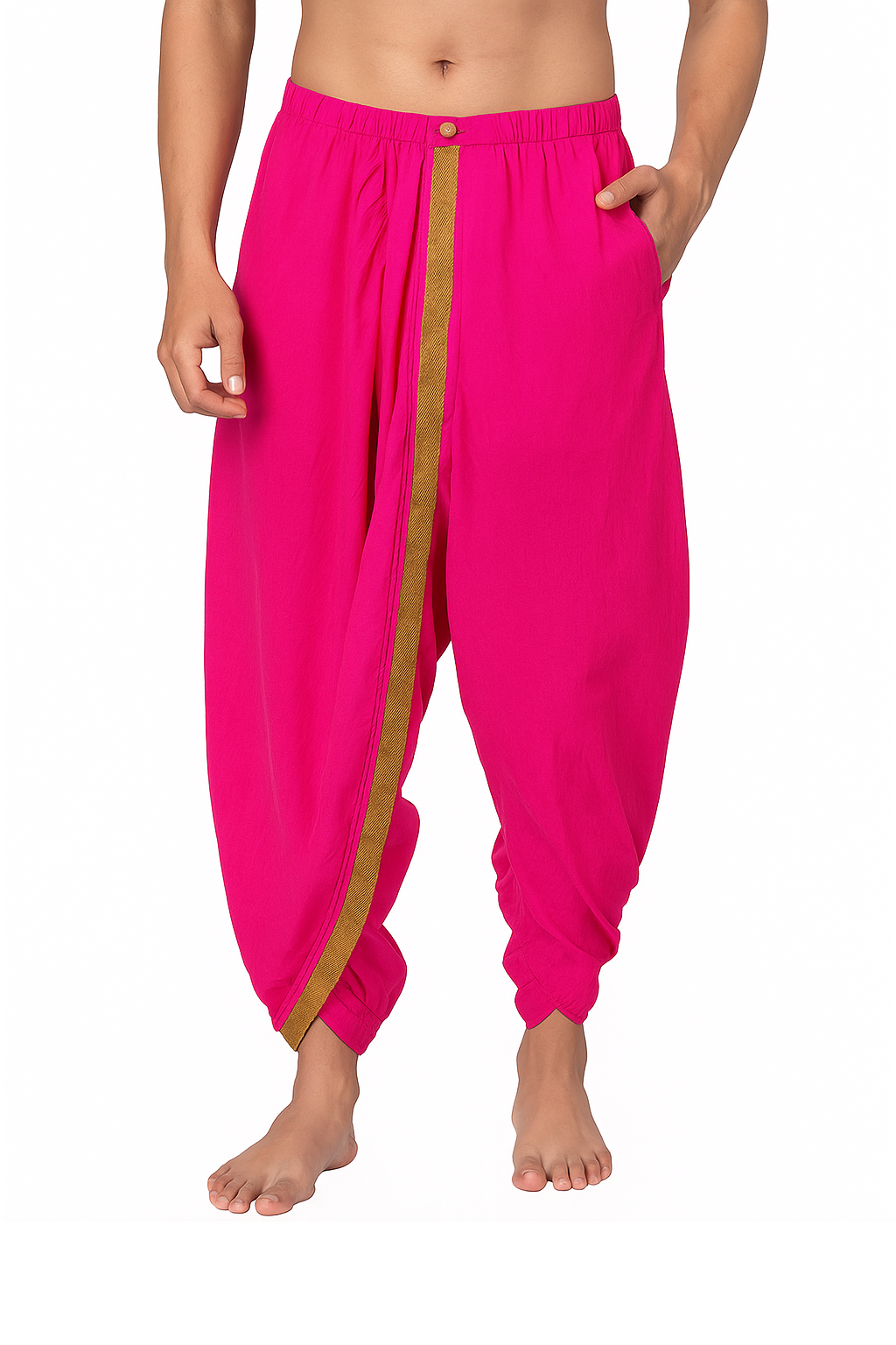 Dhoti Drapers with border for men