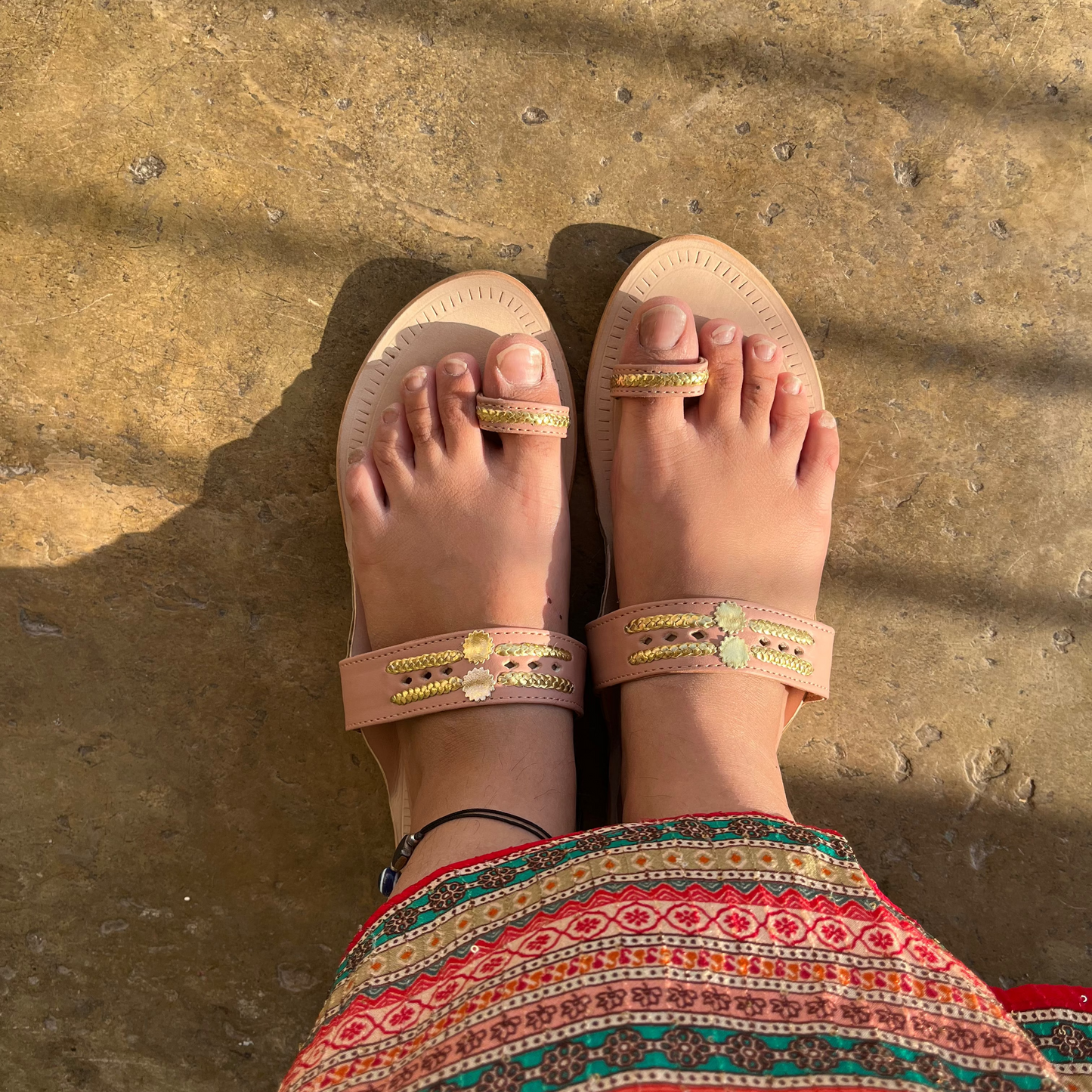 The Toe | Women | Leather Kolhapuri Chappal