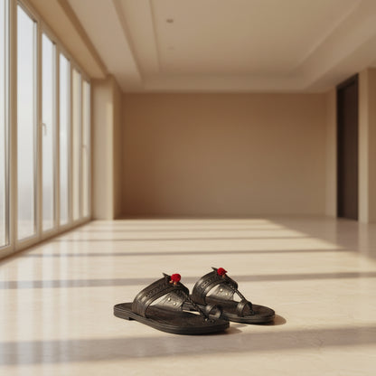 The Royal Kolhapuri | Men Kolhapuri | Black