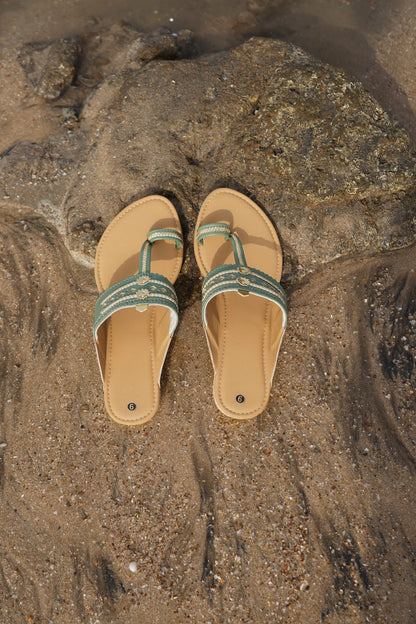 Women Kolhapuri | Steps Green Super Soft Kols by NIIRA| Stylish & Comfortable | Handmade by Local Artisans