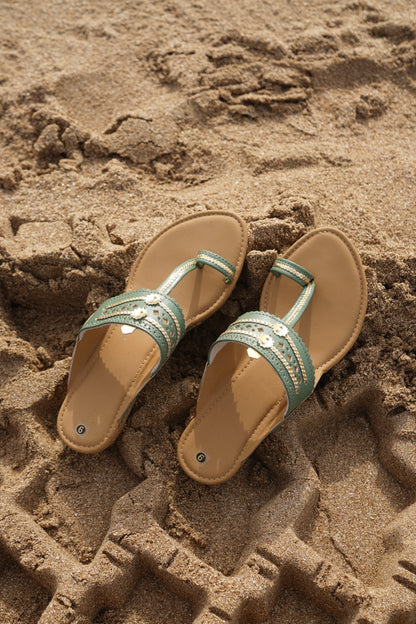 Women Kolhapuri | Steps Green Super Soft Kols by NIIRA| Stylish & Comfortable | Handmade by Local Artisans