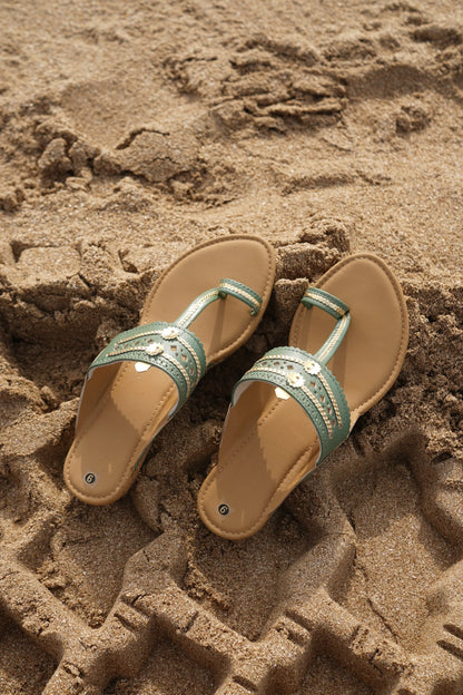Women Kolhapuri | Steps Green Super Soft Kols by NIIRA| Stylish & Comfortable | Handmade by Local Artisans