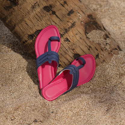 Women Kolhapuri | Vastra Super Soft Kols by NIIRA| Stylish & Comfortable | Handmade by Local Artisans