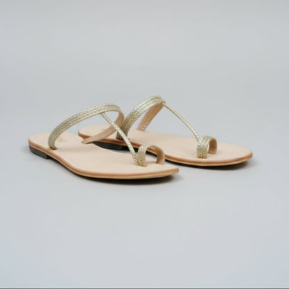 The Strings | Women | Leather Kolhapuri Chappal