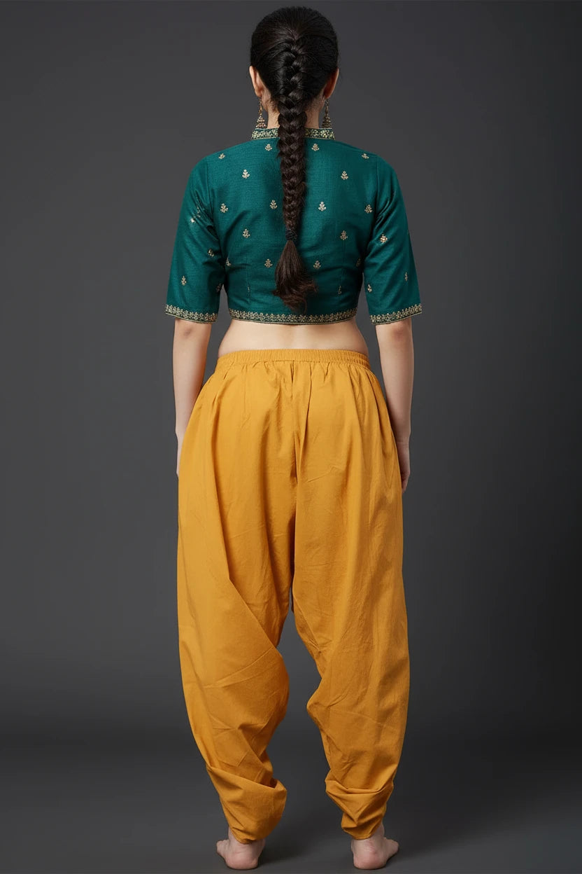 Dhoti Drapers for Women - Musturd