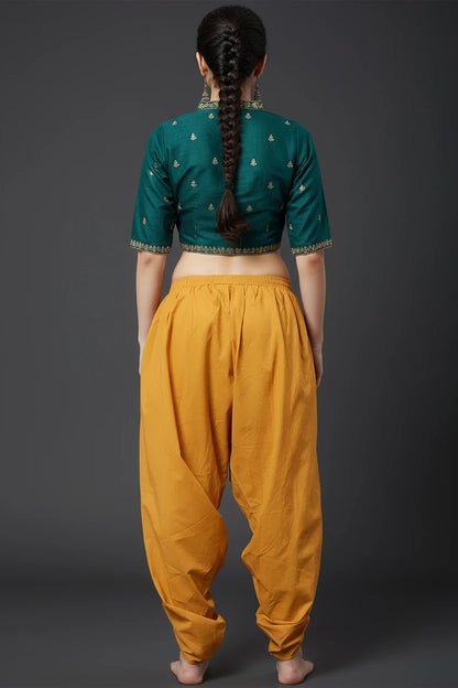 Dhoti Drapers for Women - Musturd