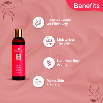 Exotic Rose Luxurious Bath Gel 200 ML