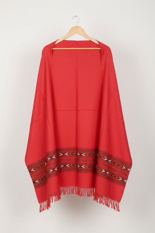 Himachal Shawls Women’s Shawl Pure Woolen | Women | Red