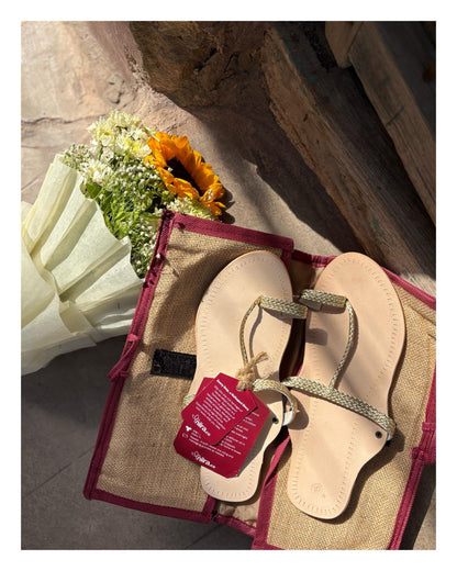 The Strings | Women | Leather Kolhapuri Chappal