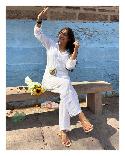 The Strings | Women | Leather Kolhapuri Chappal