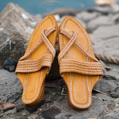 Nots & Cross | Men | Leather Kolhapuri Chappal
