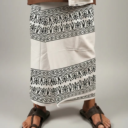 Kora Khaadi Dhoti | Lungi