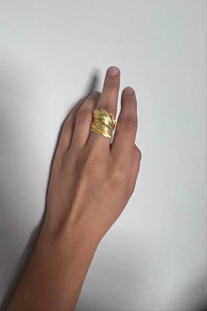 Baari - Twilight-vine adjustable ring