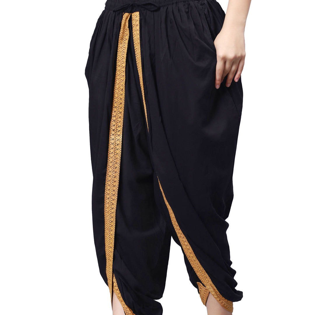 Dhoti Drapers with Border for Women