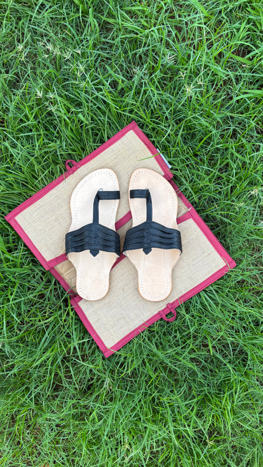 Yodha Kols Comfort Slippers for Men | Eco-Friendly, Lightweight & Durable | Vegan Footwear | Ideal for Indoor & Outdoor Use