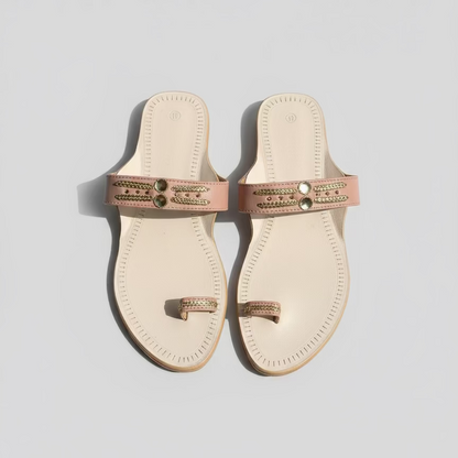 The Toe | Women | Leather Kolhapuri Chappal