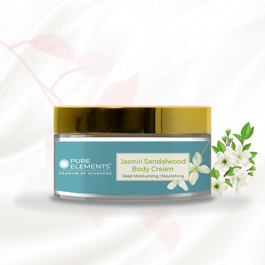 Pure Elements Jasmin Sandalwood Body Cream 200gm, natural body cream by NIIRA