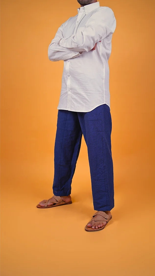 Khadi White Shirt - Long Sleeves