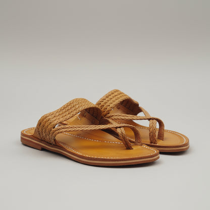 Nots & Cross | Men | Leather Kolhapuri Chappal