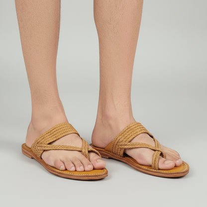 Nots & Cross | Men | Leather Kolhapuri Chappal