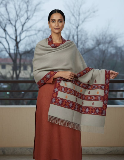 Gulmarg Sutra | Kinnauri Woolen Shawl