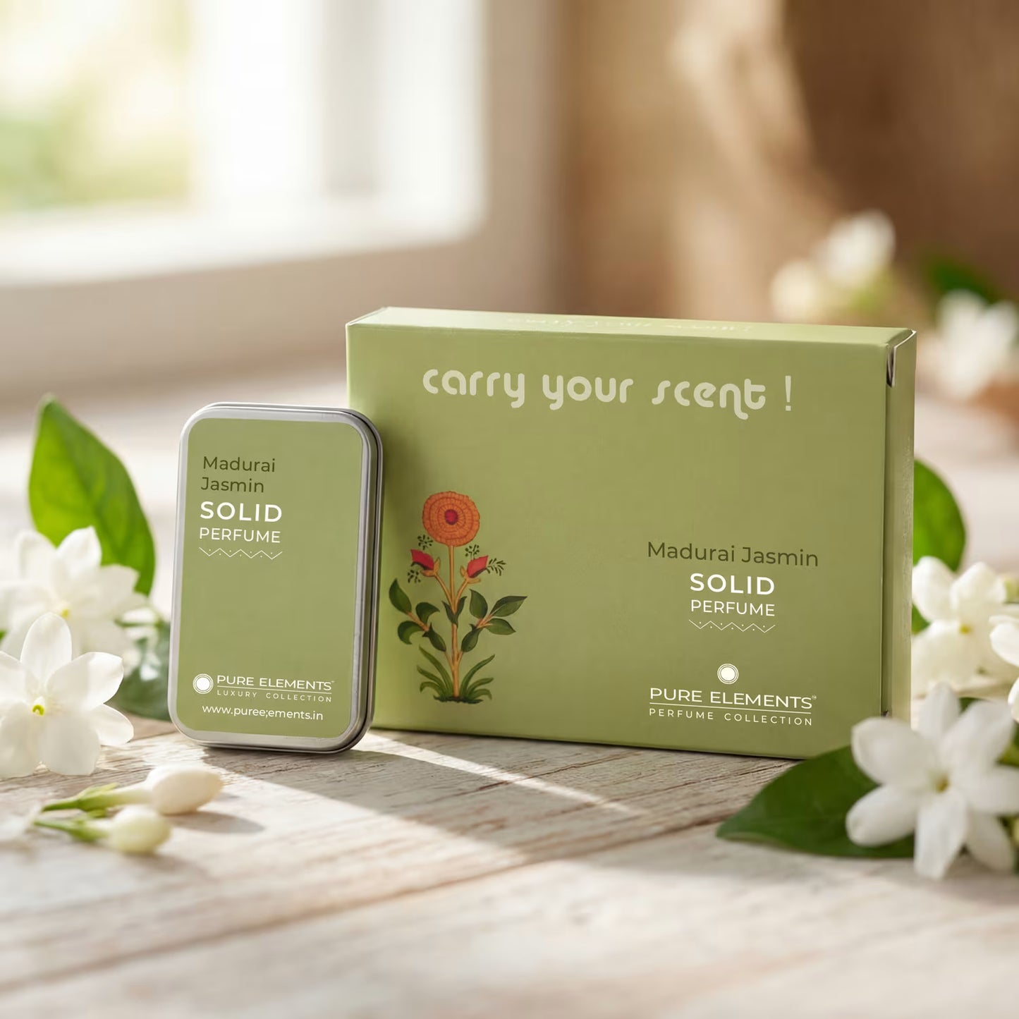 Madurai Jasmin Solid Perfume 10 gms