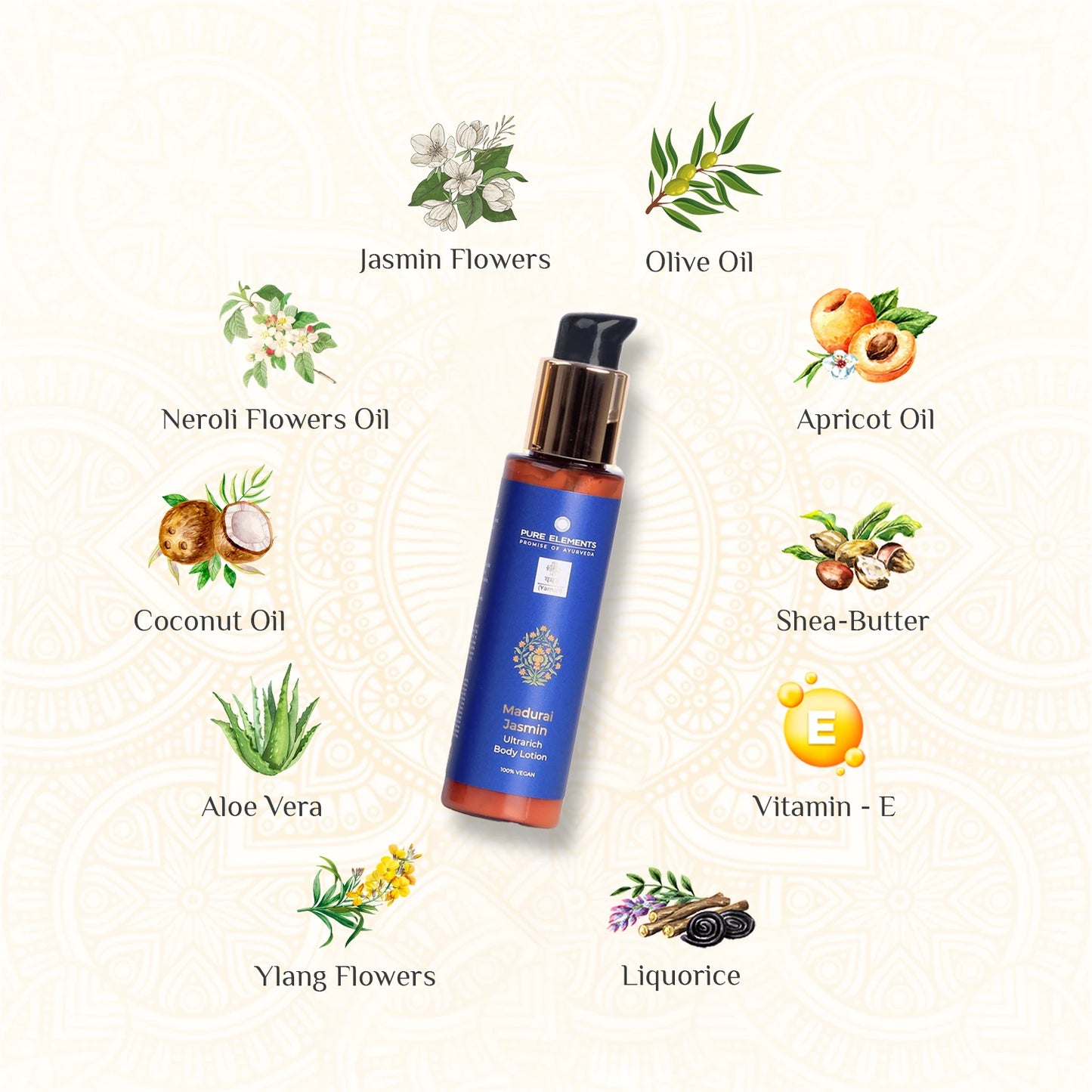 Madurai Jasmin Ultrarich body Lotion - 100 ML