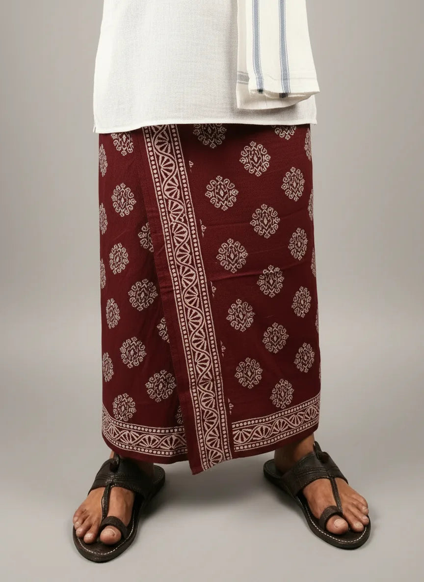 The Double Dark + Kora Khaadi Dhoti Floral