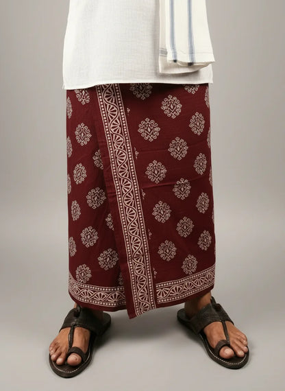 The Double Dark + Kora Khaadi Dhoti Floral