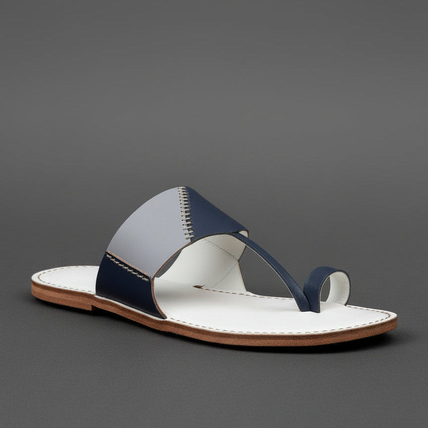 Korakari Kodachrome | Men | Leather  Kolhapuri Chappal