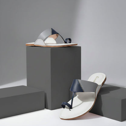 Korakari Kodachrome | Men | Leather  Kolhapuri Chappal