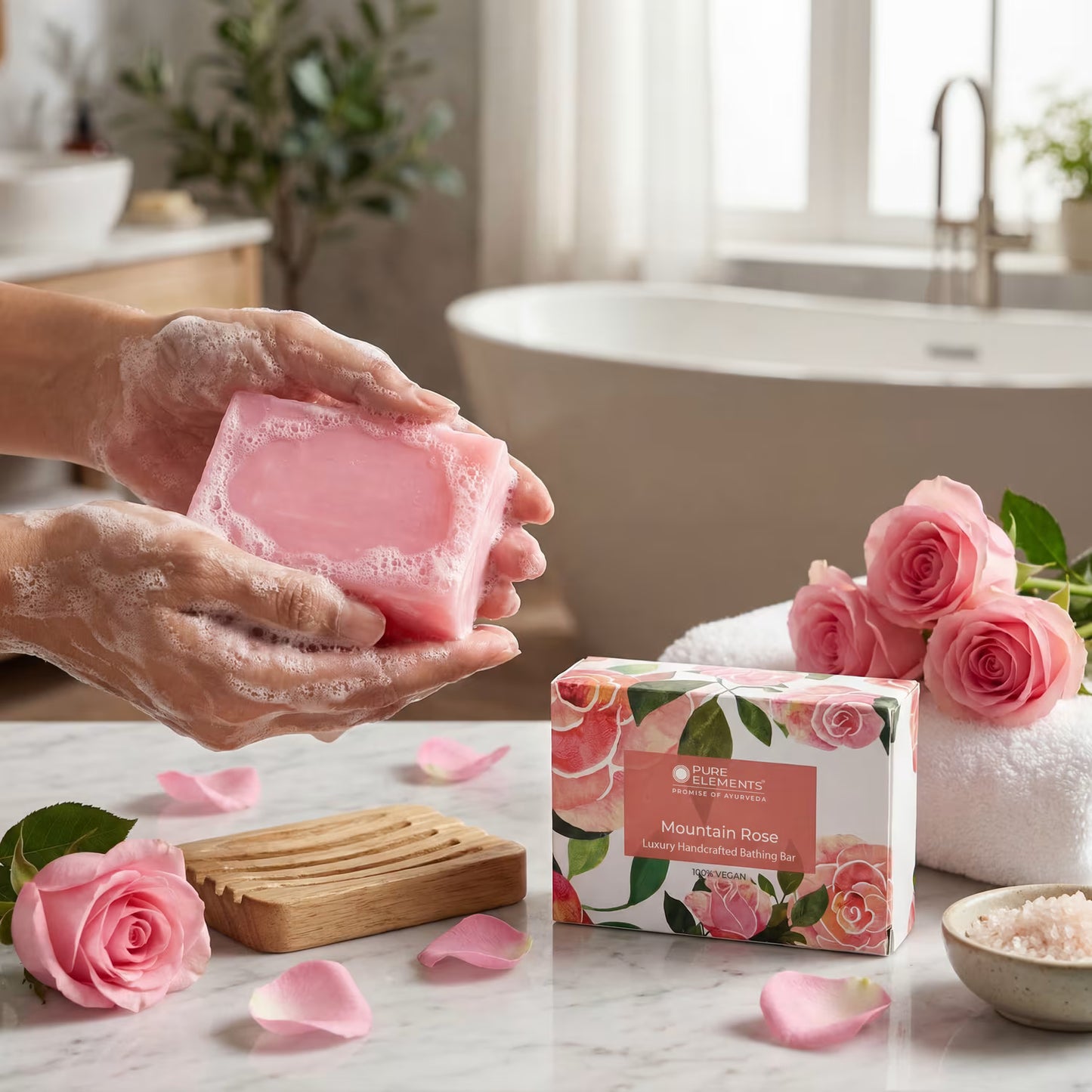 Mountain Rose Soap 110 GM