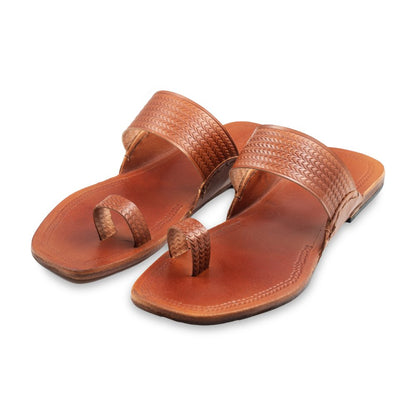 Korakari Ruhani Kolhapuri Chappal for Women