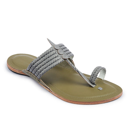 Six Braids Kolhapuri Chappal for Men