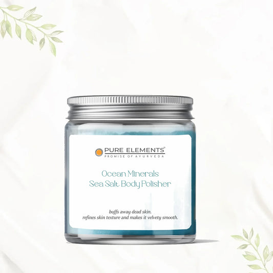 Pure Elements Ocean Minerals Sea Salt Body Polisher 400g by NIIRA, exfoliating sea salt scrub