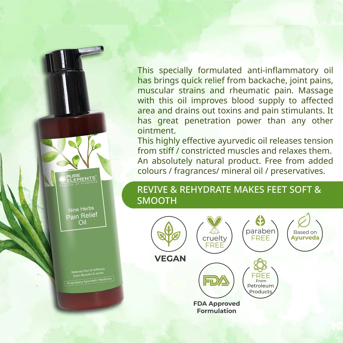 Nine Herbs Pain Relief Oil