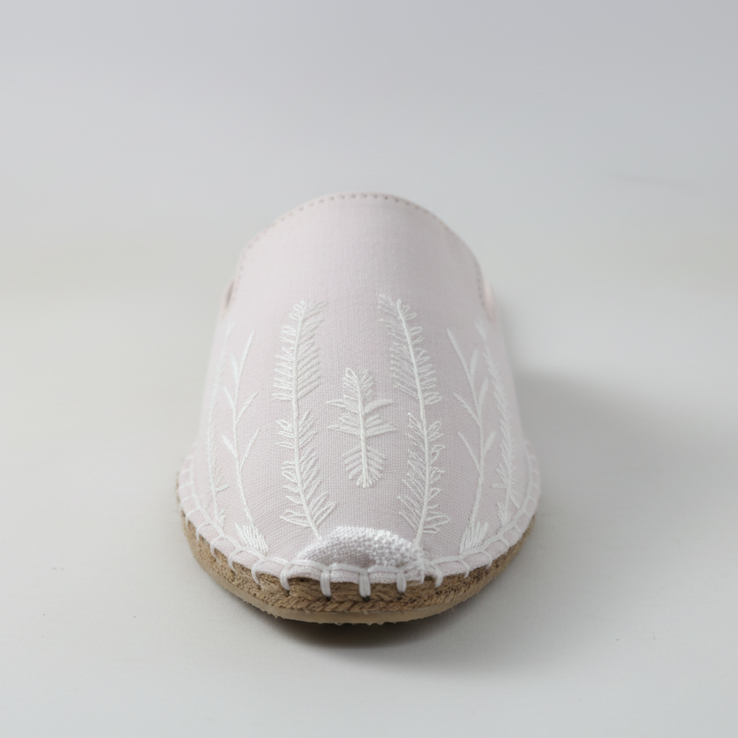 Coconut Cream Lavender Espadrille