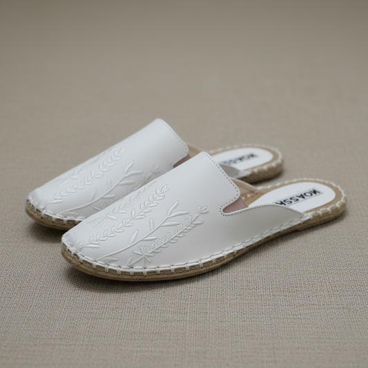 Coconut Cream Lavender Espadrille