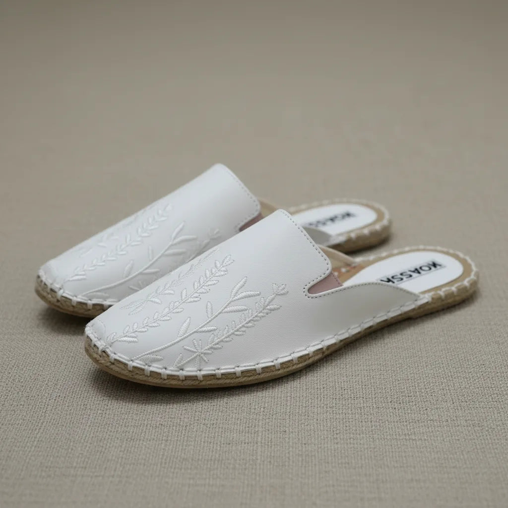 The Dark Gaze + Coconut Cream Chappal | Women Footwear Essentials Combo