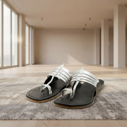 Korakari Silverfox | Women | Kolhapuri Chappal