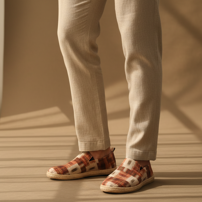 Nomads Ikat Classic Red by NIIRA