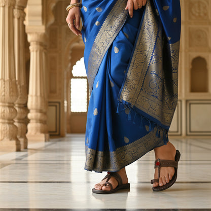 The Royal | Women | Leather Kolhapuri Chappal