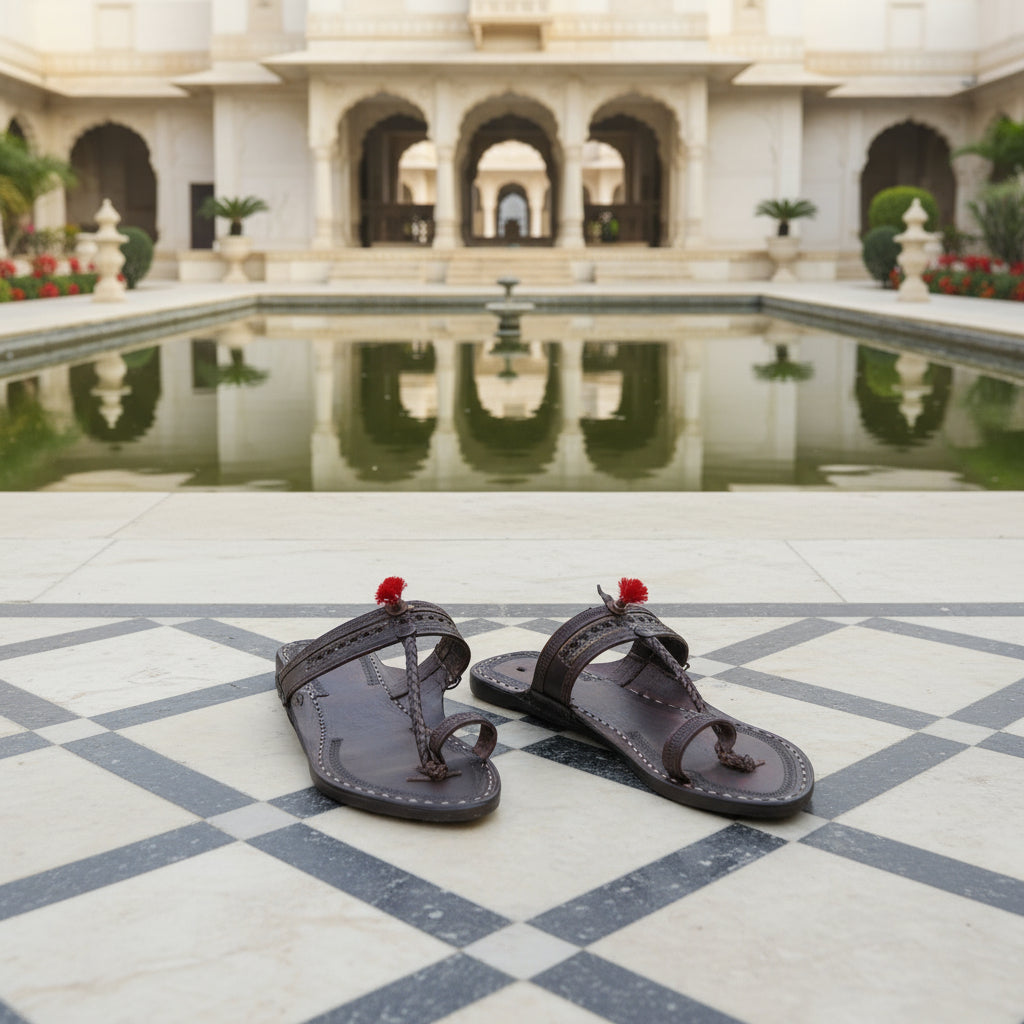 The Royal | Women | Leather Kolhapuri Chappal